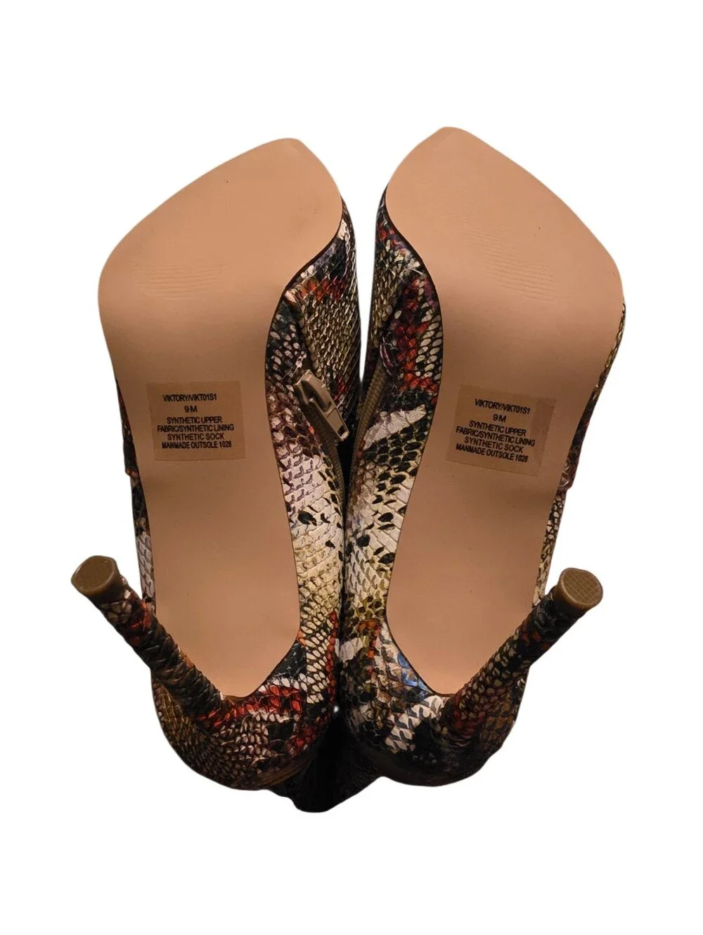 Steve Madden Viktory Rainbow Snake Thigh High Pointed Toe Boots NIB